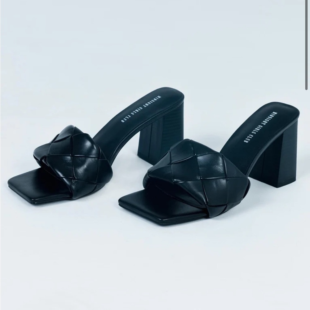 PRINCESS POLLY BISOU WOVEN HEELS